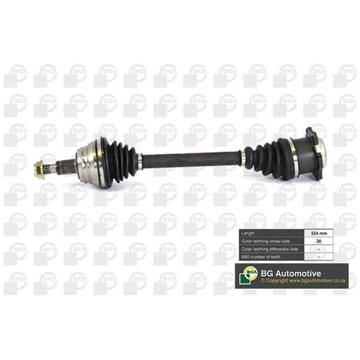 BGA CV Drive Shaft Driveshaft Front Left DS9619L