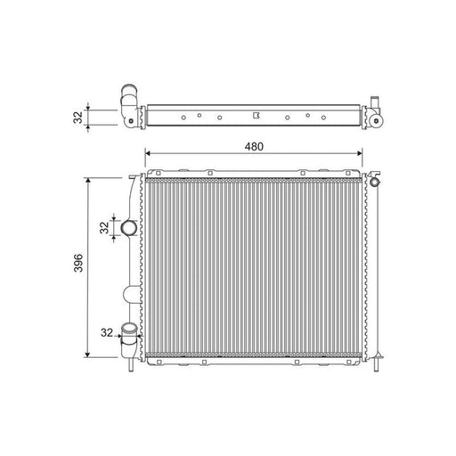 Valeo Engine Radiator 701221