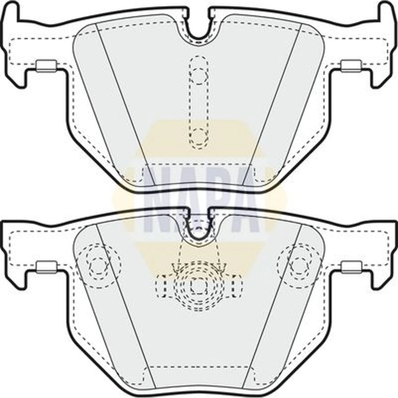 NAPA Rear Brake Pad Set NBP1067