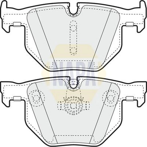 NAPA Rear Brake Pad Set NBP1067