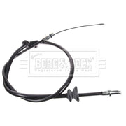 Borg & Beck Handbrake Cable Left Rear BKB1925