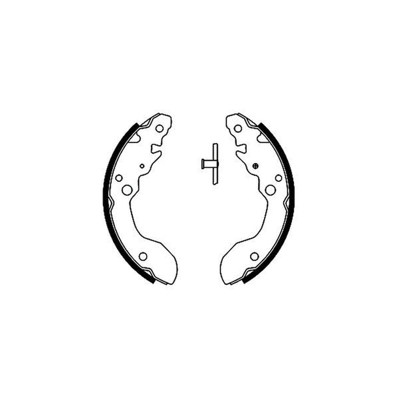 Textar Brake Shoe Set Axle Kit 91051200