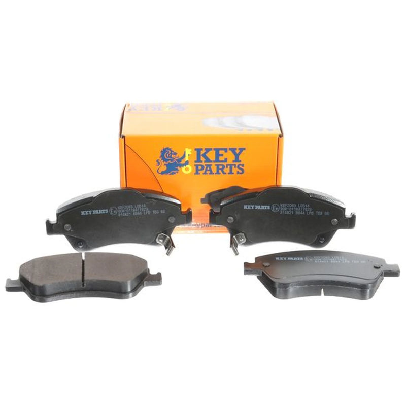 Key Parts 4 x Front Brake Pad Set KBP2083