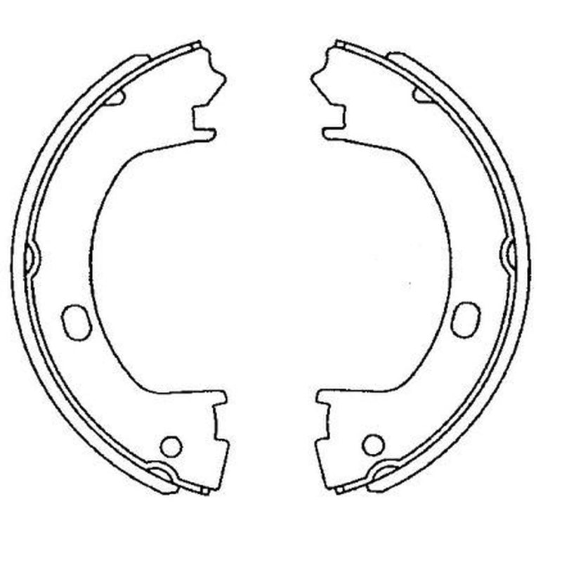 Mintex Parking Brake Shoe Set MFR660