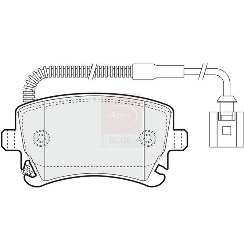 Apec Rear Brake Pad Set PD4299