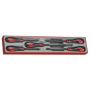 Teng Tools Screwdriver Set TTX4 5 Pieces Flat & Phillips