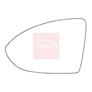 Apec Exterior Wing Mirror Glass Left AMS2051