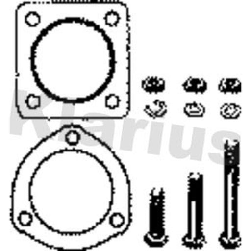 Klarius Fitting Kit For Exhaust VWK71AQ VWK71AQ