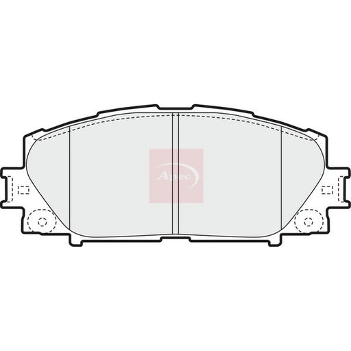 Apec Front Brake Pad Set PAD1598