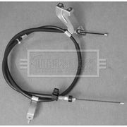 Borg & Beck Handbrake Cable Left Rear BKB3662