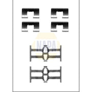 NAPA Brake Pad Accessory Fitting Kit Rear NFK1401