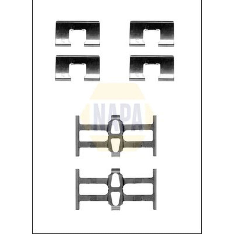 NAPA Brake Pad Accessory Fitting Kit Rear NFK1401