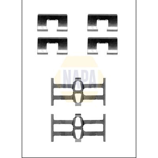 NAPA Brake Pad Accessory Fitting Kit Rear NFK1401
