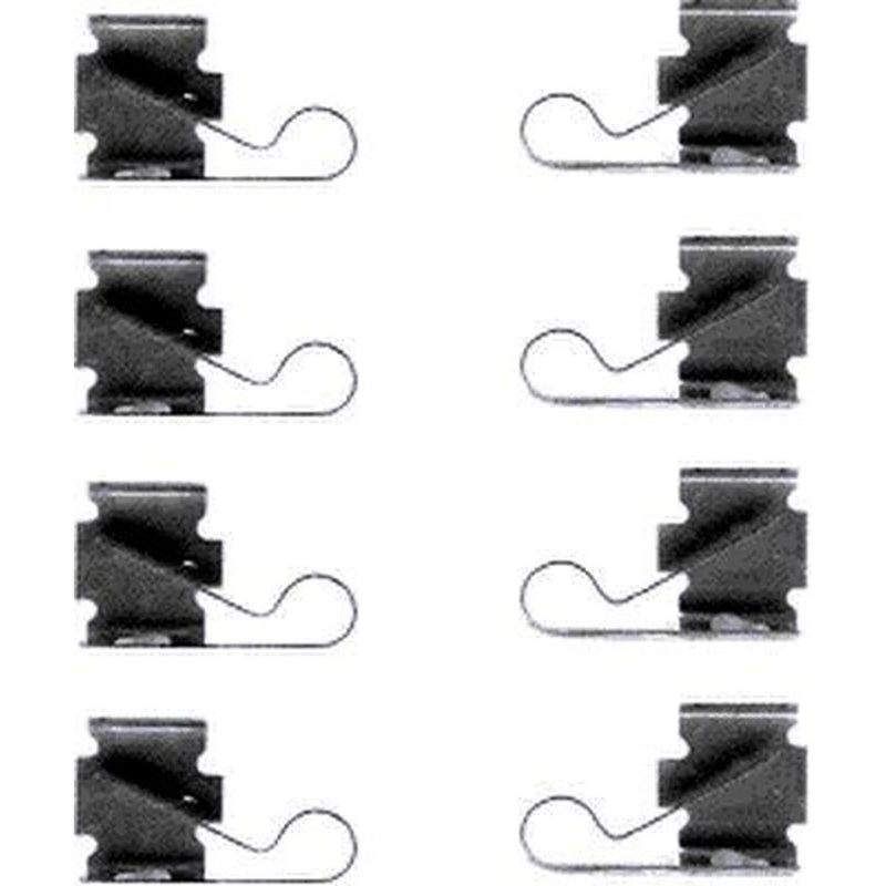 Textar Brake Pad Accessory Fitting Kit Rear 82031500