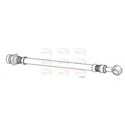 Apec Brake Hydraulic Hose Line Rear HOS4494