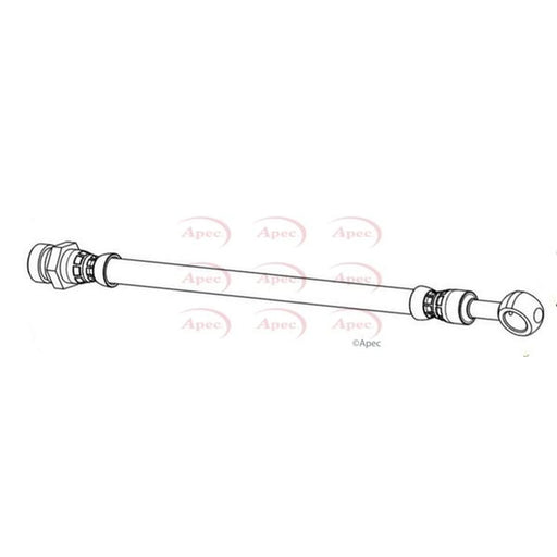 Apec Brake Hydraulic Hose Line Rear HOS4494