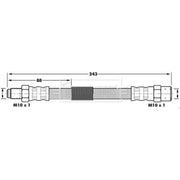 Borg & Beck Brake Hydraulic Hose Line Rear Left BBH6922