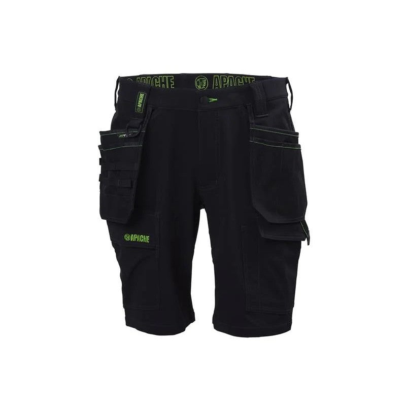 Apache Whistler Black Stretch Holster Shorts Waist 38in - WHISTLER 38W