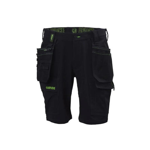 Apache Whistler Black Stretch Holster Shorts Waist 30in - WHISTLER 30W