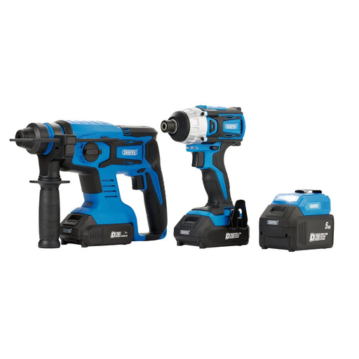 D20 Impact Driver & SDS+ Drill Kit 20V with 5.0Ah Battery
