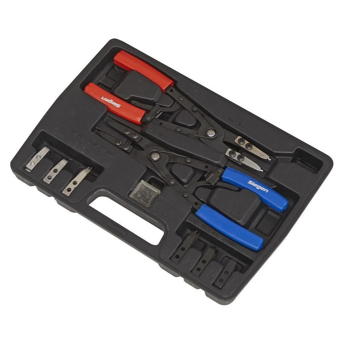 Sealey Circlip Pliers Set Internal/External 265mm S0553 Sealey  - Town Parts