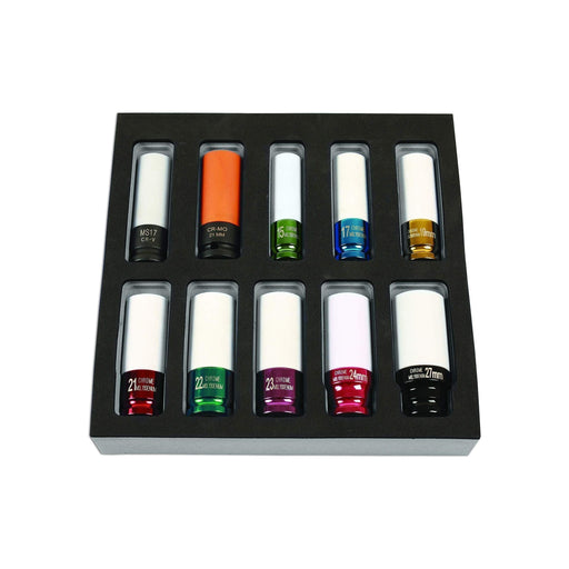 Laser Alloy Wheel Nut Master Kit 1/2"D 10pc 7125 Laser  - Town Parts