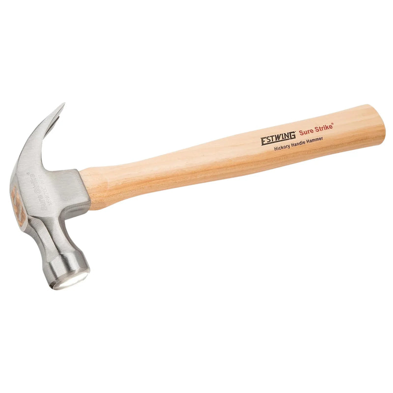 Estwing Curved Claw Hammer EMRW20C 20oz/570g Hickory Handle