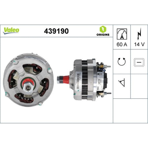 Valeo Car Alternator 12V 439190