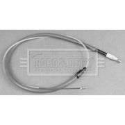 Borg & Beck Handbrake Cable Left Rear BKB2965
