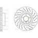 Apec Black Brake Disc Front Fits BMW 1 Series 2 3 4 Apec  - Town Parts