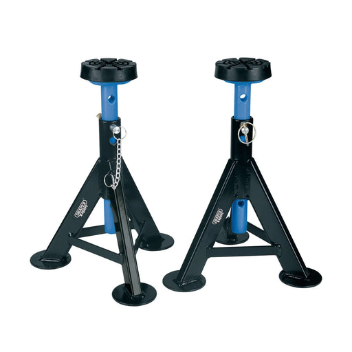 Draper Expert Axle Stands Pair 3 Tonne Adjustable 350-555mm