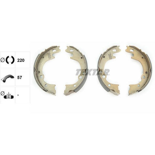 Textar Brake Shoe Set Axle Kit 91050200