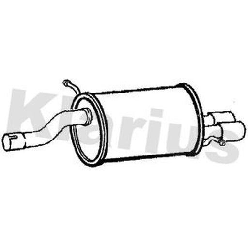 Klarius Box With Tail Pipe Rear AR246P