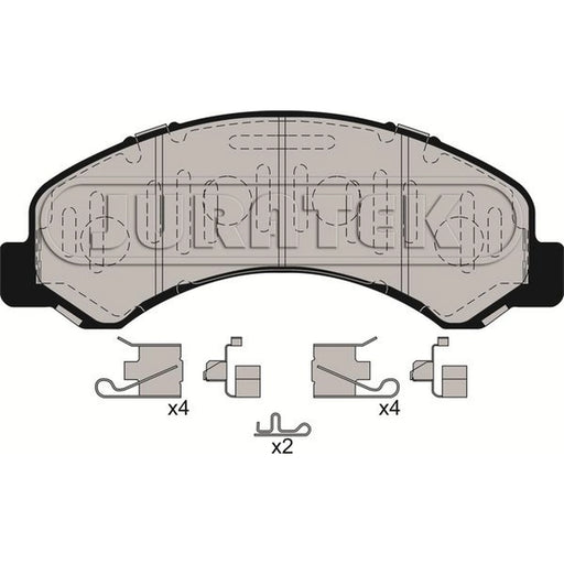 Juratek Front Brake Pad Set JCP010