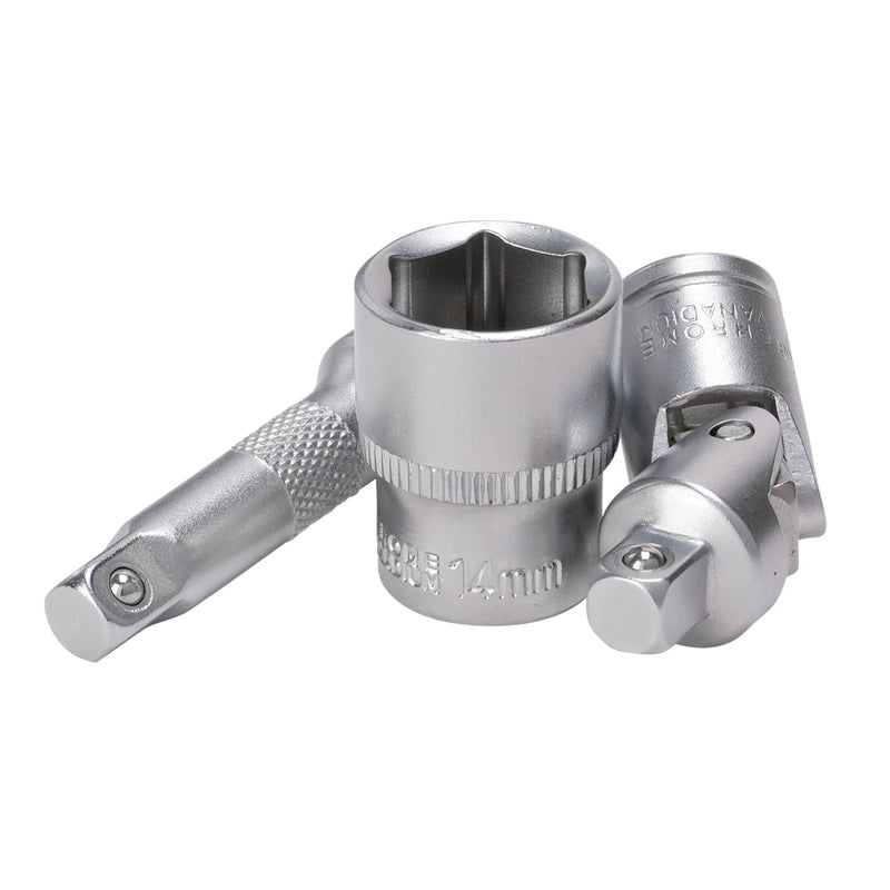 Draper Metric Socket and Bit Set 1/4" Sq. Dr. 40 Piece