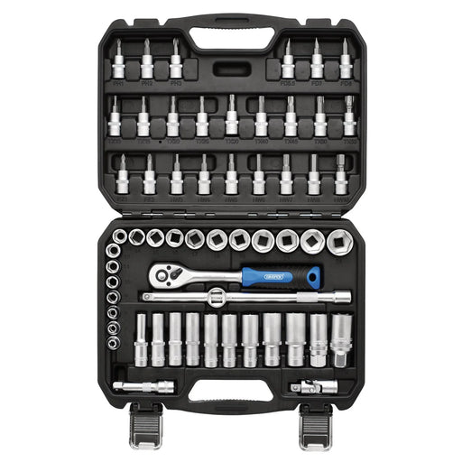 Draper HI-TORQ® Socket and Bit Set 58 Piece 3/8" Sq. Dr.