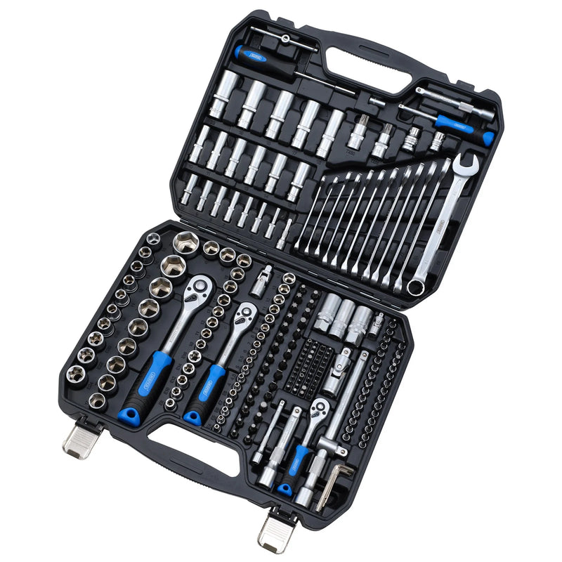 Draper Metric Socket and Bit Set 219 Piece 1/4" 3/8" 1/2" Dr.