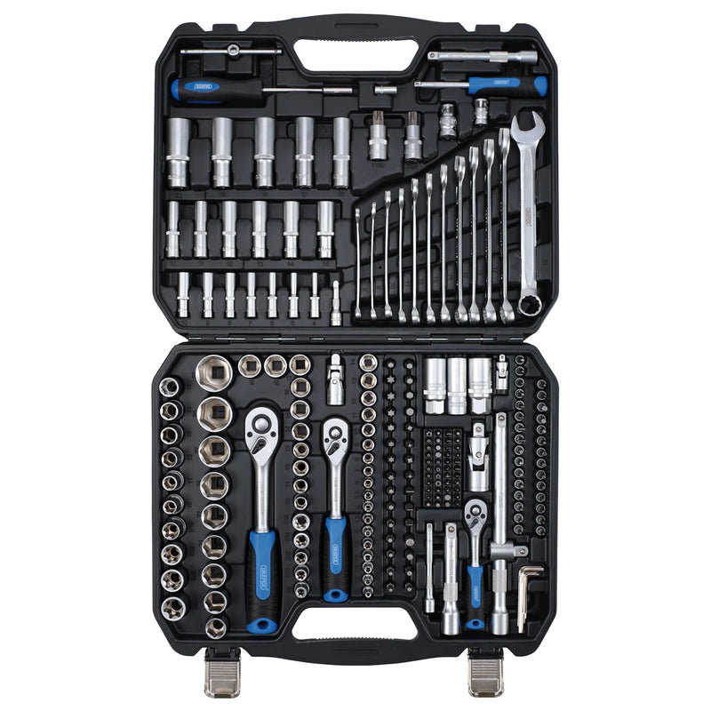 Draper Metric Socket and Bit Set 219 Piece 1/4" 3/8" 1/2" Dr.