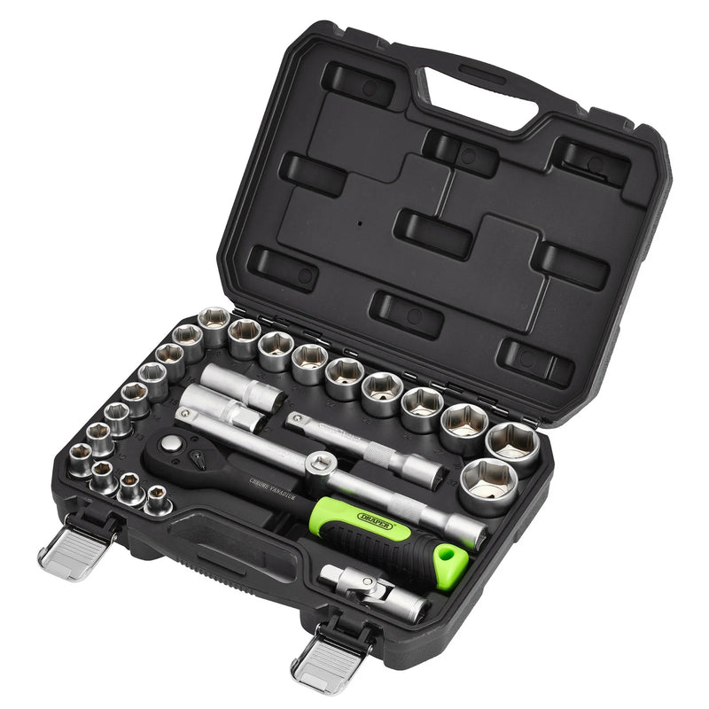 Draper Metric Socket Set 1/2" Sq. Dr. 27 Piece