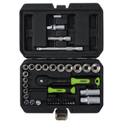 Draper HI-TORQ® Socket and Bit Set 48 Piece - 1/4" & 3/8" Drive
