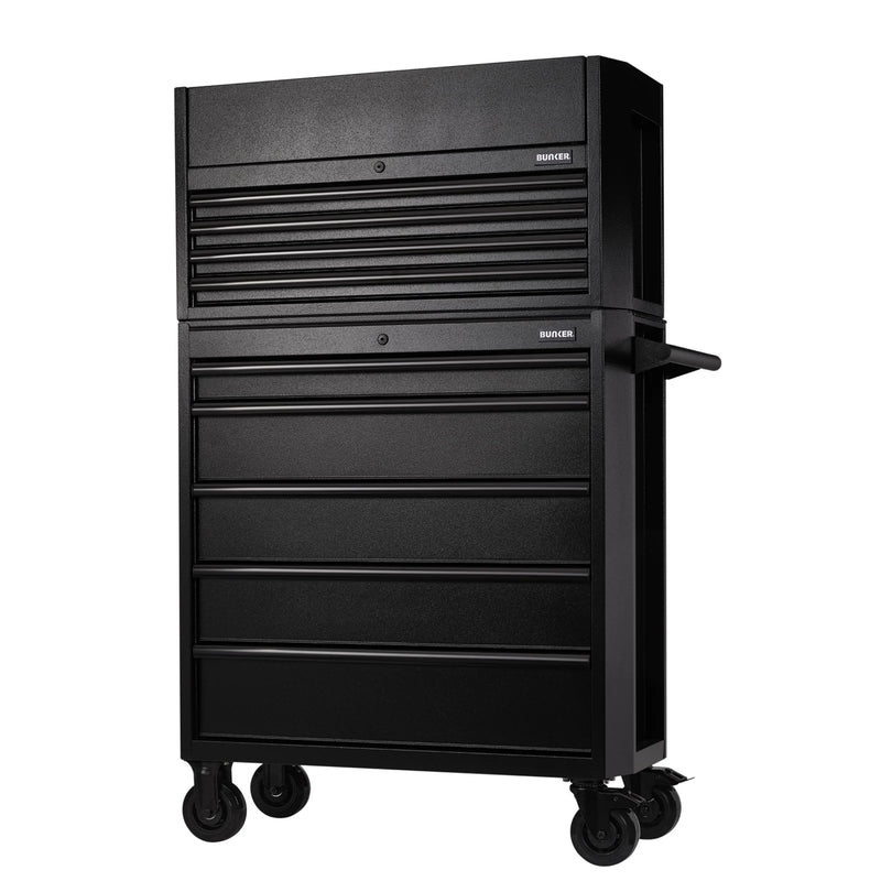Draper BUNKER 9 Drawer Roller Cabinet & Tool Chest 36" Black
