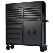 Draper BUNKER 13 Drawer Roller Cabinet and Tool Chest 52" Grey
