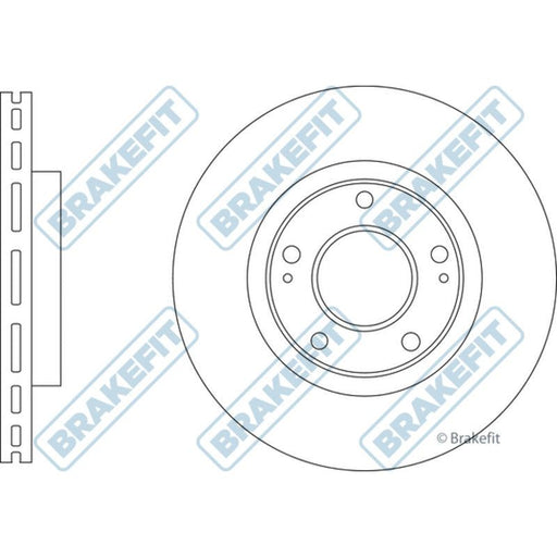 Apec Brake Disc Front Fits Hyundai Ioniq Kia Niro Apec  - Town Parts