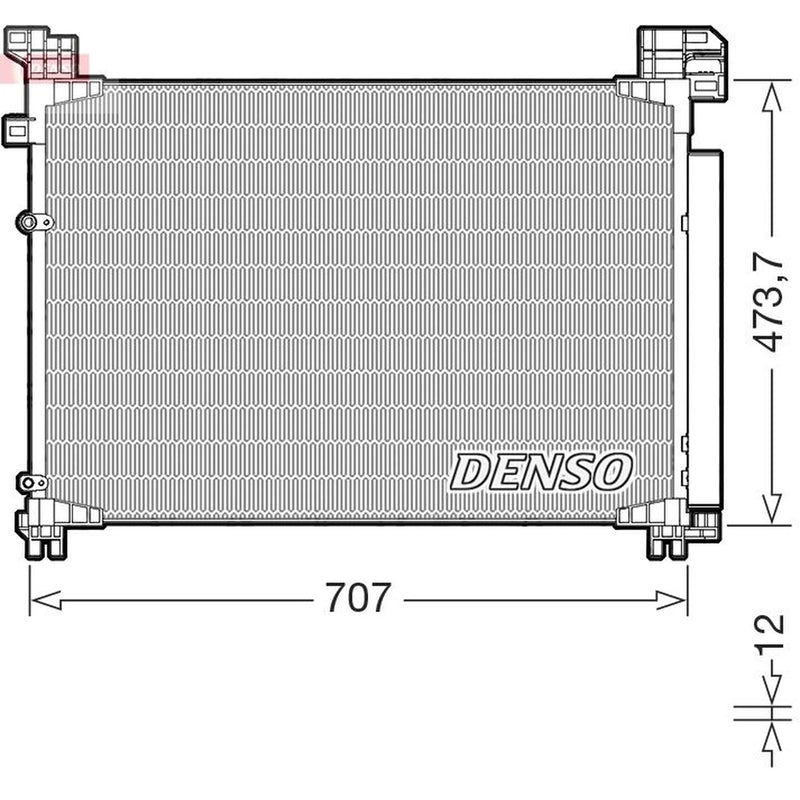 Denso Air Conditioning Condenser DCN51020