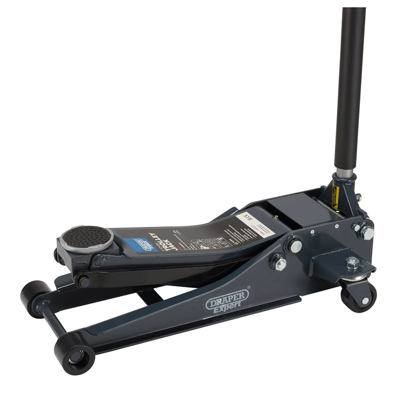 Draper Expert Low Profile Garage Trolley Jack - Multi-Capacity