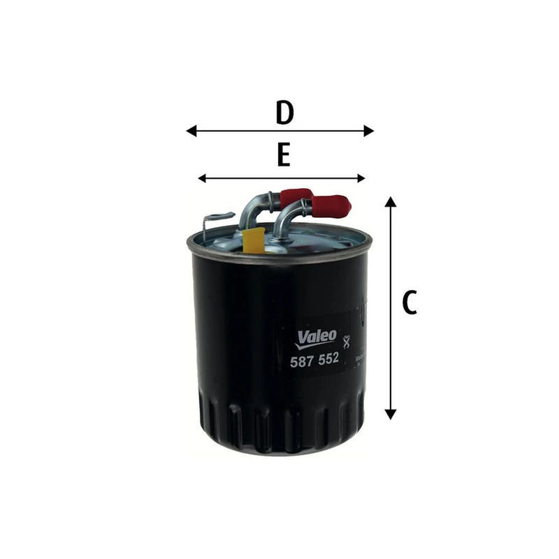 Valeo Fuel Filter Element outer 587552