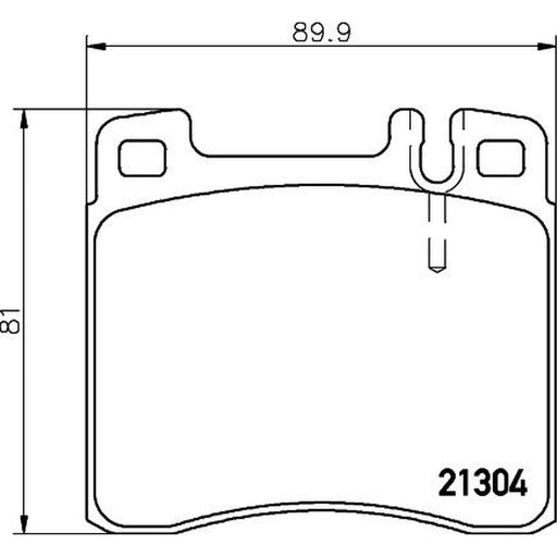 Mintex Front Brake Pad Set MDB1626