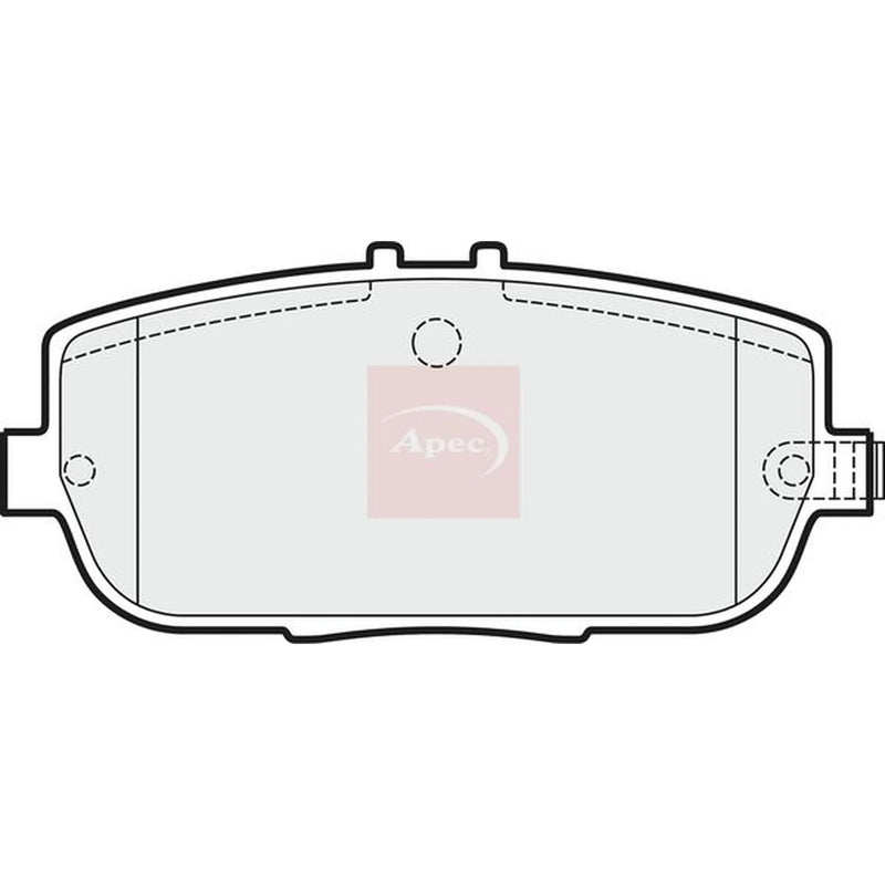 Apec Rear Brake Pad Set PAD1499