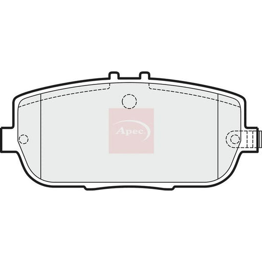 Apec Rear Brake Pad Set PAD1499