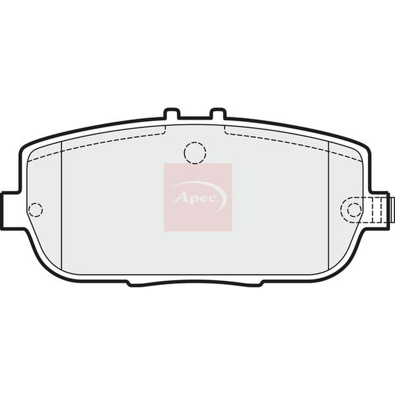 Apec Rear Brake Pad Set PAD1499